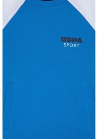 Resim U.s. Polo Assn. Erkek Çocuk Saks Sweatshirt 50281477-vr045 Saks Mavi 