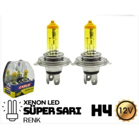 Resim Carub AMPUL 2 AD 12V 90100W H4 SUPER SARI 