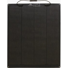 Resim iTECH SOLAR 150 W ETFE Esnek Third Cut (16 BB TOPCon) Mekanik Dayanımı Yüksek ( Üzerinde Yürünebilen - Ultra Esnek) Güneş Paneli - Black Seri 