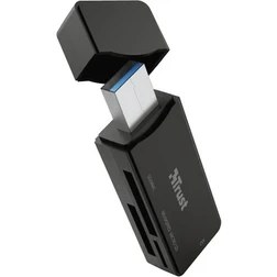 Resim Trust Nanga USB 3.1 Kart Okuyucu Tak Çalıştır Özelliği ile Taşınabilir ve Kullanıcı Dostu 