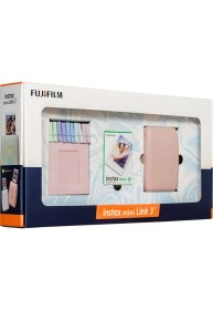 Resim Fujifilm Instax Mini Link 3 Pembe Akıllı Telefon Yazıcısı Bundle Box ile Anlık Fotoğraf Keyfi 