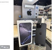 Resim Apple iPhone 16 Pro Max İkinci El TR | 256 GB | Siyah İkinci El SIFIR NİYETİNE 16 PRO MAX 256 15 AY GARANTİ HATASIZ PHONEGSM