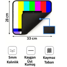 Resim Kahve Error Tasarımlı 33x28 Cm Mousepad Kaymaz Taban Rahat Konforlu Mouse Pad 