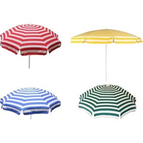 Resim Hsmarket 2 Mt Kalın Gabardin Kumaş Eğilebilir Plaj Şemsiyesi Bidon Hariç 