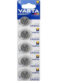 Resim Varta 6032 Energy Lithium Cr2032 Pil 5li Blister 