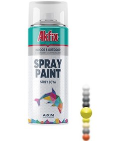 Resim Akfix Sprey Boya Parlak Sarı RAL1003 400Ml / 300Gr 