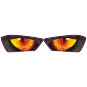 Resim Yamaha R25 Uyumlu Far Sticker 003 Çok Renkli 