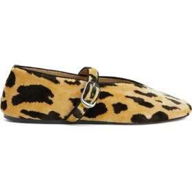 Resim Stella Leopar Desenli Deri Babet 