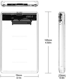 Resim Codegen 2.5" USB 3.0 Sata 3 Disk Kutusu (CDG-HDC-30T) 