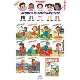 Resim 2 .sınıf Öğrencileri İçin Zevkle Okuyacağı 10 Lu Hikaye Seti - 4 Kitap Okuma Not Defteri Hediyeli 