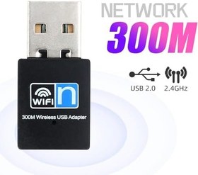 Resim PrimeX PX-WF3 Realtek RTL8192EU 300Mbps Wifi Adaptör, 300Mbps USB Wireless Adaptör, 2.4G Wifi Dongle, USB Wifi Alıcı (Win10/11/Linux Tak Çalıştır) 