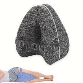 Resim Yan Yatanlar İçin Ergonomik Bacak Yastığı - Çıkarılabilir Yıkanabilir Kılıflı Rahat Diz Destek Minderi, Hafif & Hipoalerjenik, Yan Yatan Yastık | Duruş Geliştirme Yastığı | Yastık, Uyku İçin Yastıklar 
