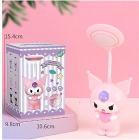 Resim Hediye Vakti Sanrio Kawai Kuromi Led Şarzlı Çocuk Odası Masa Lambası 