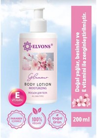 Resim Elvons Nemlendirici Vücut Losyonu - Shea Yağı / E Vitamini Glamour 200 Ml 