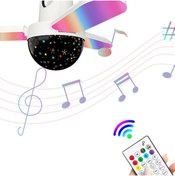 Resim XTRIKE ME Yıldızlı Gökyüzü Bluetooth Hoparlör Disko Topu Rgb Led Işıklı Lamba Kumandalı Led Lamba 