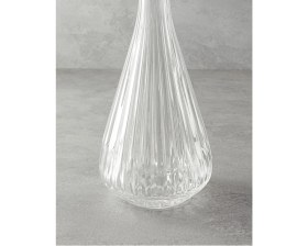 Resim Şeffaf 1150 ml Geniş Kapasiteli Kaliteli Cam Karaf, Şık ve Dayanıklı Tasarım 