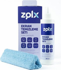 Resim 250 ML Solüsyon ve 4 Adet Mikrofiber Bez Ekran Temizleme Seti 