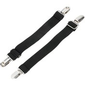 Resim Aubyhe Kış Bisiklet Sürüşü İçin Elastik Ayarlanabilir, Rüzgar Engellli, Dayanıklı Metal Pantolon Klempleri 2 Adet 