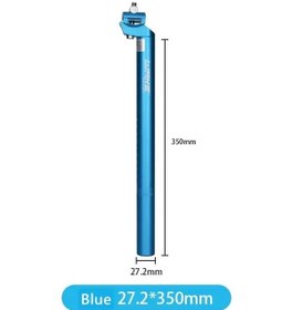 Resim Xbyc 679 Wake Sele Borusu 27.2mm Çap X 35cm Uzunluk Hafif Renkli Bisiklet Koltuk Borusu Mavi Renk Mavi 