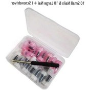 Resim Fastbuy Turcoshop11 20'li Lastik Çivi Seti: 10 Küçük 10 Büyük Oto Ve Motosiklet Lastik Tamir Çivileri 