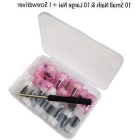 Resim Fastbuy Turcoshop11 20'li Lastik Çivi Seti: 10 Küçük 10 Büyük Oto Ve Motosiklet Lastik Tamir Çivileri 