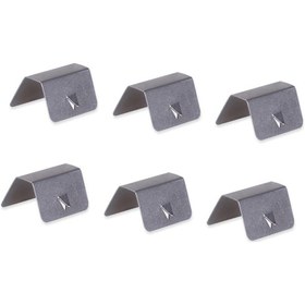 Resim Maiyame Oto Rüzgar/yağmur Engeli Tutucu Klipsleri, Cam Ve Engeli Ayırır, Sağlar Sabit Konum, Kaliteli Metal, 6 Adet Paket 