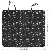 Resim Didadodo Arka Koltuk Kılıfı, Su Geçirmez, Köpekler İçin Koruyucu Araba, Küçük Boy 