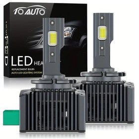 Resim Cloudstore Toauto 100w Ultra Parlak D3s D3r Led Far Ampulleri Tak Calistir 30000lm Uzun Omur 