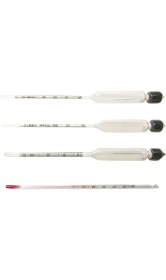 Resim AEK-Tech 3'lü Set Termometreli Alkolmetre 0-40-70-100 