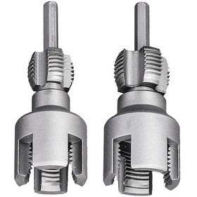 Resim Yunboo 20mm Ve 25mm Ppr/pvc Borular İçin Metal İç-dış Vida Kesici Takımı - 1/2" + 3/4" Tek Parça Hızlı Kesim Aracı 