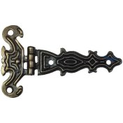 Resim Dekoratif, Sac Tek Kuyruklu Menteşe - 40X68 Mm, Küçük, Antik, 1 Adet 