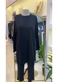 Resim İnvee Fermuar Detayli Tunik 7047 Siyah Siyah 