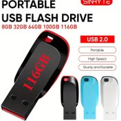 Resim SINHYTE Yüksek Hızlı USB 2.0 Flash Sürücü - 8GB'den 116GB'ye Bellek Çubuğu, Üç Renkte Mevcut, Gerçek Kapasite, Bilgisayarlar, Akıllı TV'ler ve Araç Ses Sistemleriyle Uyumlu, Moda Hediye Bellek Çubuğu 