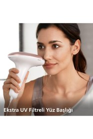 Resim Philips IPL Tüy Alma Cihazı | Yüz ve Vücut Başlıklı | Cilt Tonu Sensörü, Hızlı Epilasyon Cihazı 