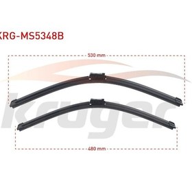 Resim Arac Bazlı Sılecek Setı 530-480mm Vw Polo 9n / Seat Cordoba 6l2 / Ibıza 6l1 6l1955426a 3a1955425 6n0955425 6q1955425c 