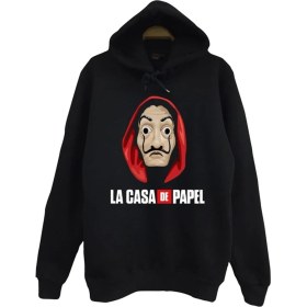 Resim Stonedfame La Casa De Papel Baskılı Çocuk Sweatshirt 
