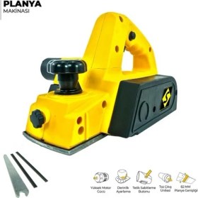 Resim Sturdy Power Tools 650Watt Magnezyum Çift Bıçaklı Sjs Metal Şanzuman Planya Makinası 