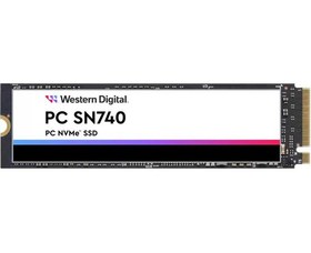 Resim WD SN740 512GB M.2 2280 NVMe SSD Renkli 