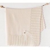 Resim Andy Wawa Battaniye Triko 100X90Cm Ekru-10078 Ekru 