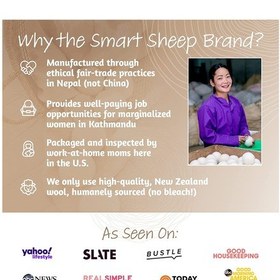 Resim Teltree Ekolojik Yün Çamaşır Kurutma Topları Seti - 6 Adet, Doğal Koyun Yünü, Çevre Dostu Açık Sarı 