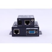 Resim Vcom Dd191 Vga Rj45 Cat5E 6 Extender Metal 100M Uzatıcı 