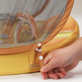 Resim Mambobaby Ananas - Emniyetli Gölgelikli Ve Ayak Destekli Bebek Yüzme Simidi 