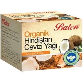 Resim Balen Organik Hindistan Cevizi Yağı %100 Soğuk Pres 100 ml 