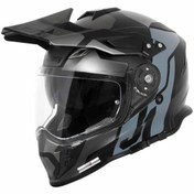 Resim Just1 j34 Pro Tour Mat Siyah-Titanium Güneş Vizörlü Cross Kask 
