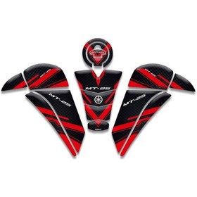 Resim Yamaha Mt25 Tank Pad Set 2020/2024 Uyumlu 03 
