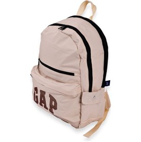 Resim Gap Çift Bölme Sırt Çantası Krem 12851 Krem - Krem 