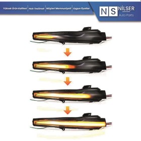 Resim Mercedes w205 Kayar Ayna Sinyali Ledli Sağ Sol Set 