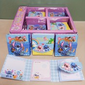 Resim Disney Stitch Defteri - 3 Katlı Tasarım Mini Yapışkan Notlar Renkli Sticker'lar, Sevimli Karikatür Karakterler ve Gökkuşağı Tasarımı Ev ve Ofis Düzeni için, Noel, Cadılar Bayramı, Yeni Yıl, Doğum Günleri için Mükemmel Hediye, Okul için Yapışkan Notlar, Eğlenceli Tasarım, Canlı Kapak Sanatı 