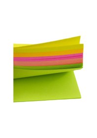 Resim Noki Memo Stick Notes 75x75 Mm Küp Neon Yapışkanlı Not Kağıdı 100 Yaprak 12042 