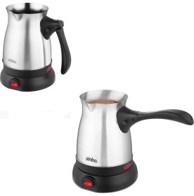 Resim Marsilyan ÇELİK ELEKTRİKLİ CEZVE TÜRK KAHVE MAKİNESİ - 6FİNCAN=500ML 360 DERECE KABLOSUZ KULLANIM 600W SCM-2992 (4887) 